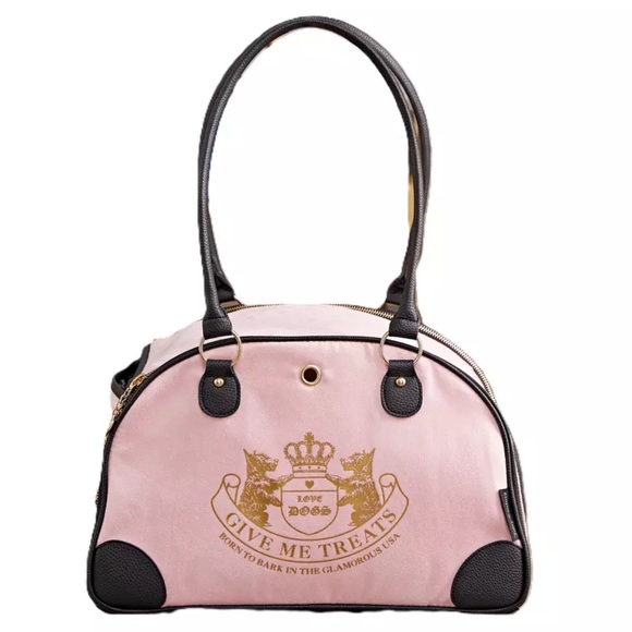 Juicy Couture Other - Juicy Couture Give Me Treats Pet Carrier Dog Cat Travel Bag Purse Paris Hilton